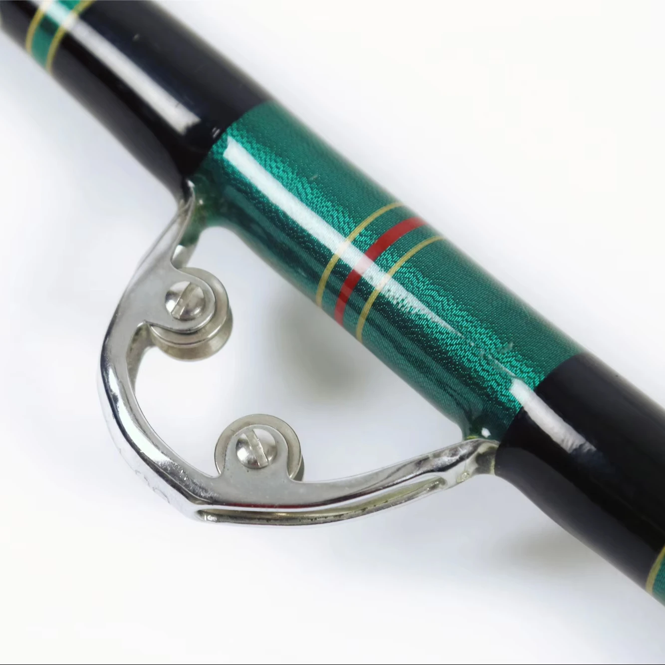 1.8m 1.98m OEM factory solid fiberglass trolling rod deep sea ocean boat fishing rod with electronic reel 80-130lb 120-150lb