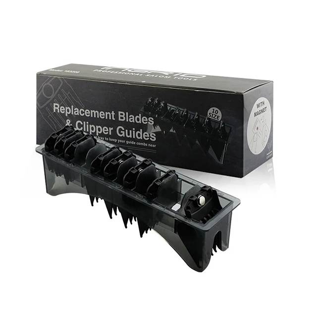 10 шт. машинка для стрижки волос предел гребень Парикмахерская экран Замена для andi Магнитный съемник для жестких бирок для электронного отслеживания товара, направляющая для резки гребень ножницы для стрижки волос