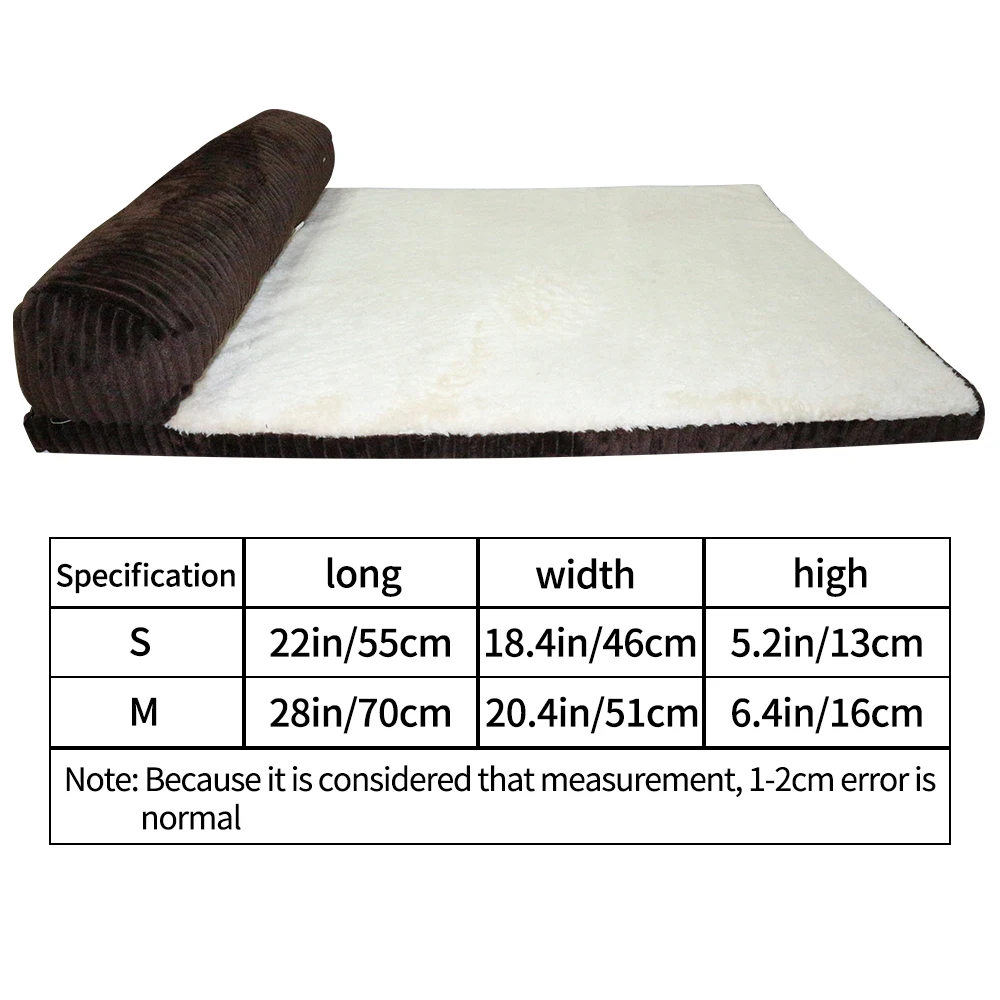 Belt Crown Certified Foam Pet Beds for Small Medium and Large Dogs and Cats Faux Fur Velvet washable Sofa Dog Bed wholesales