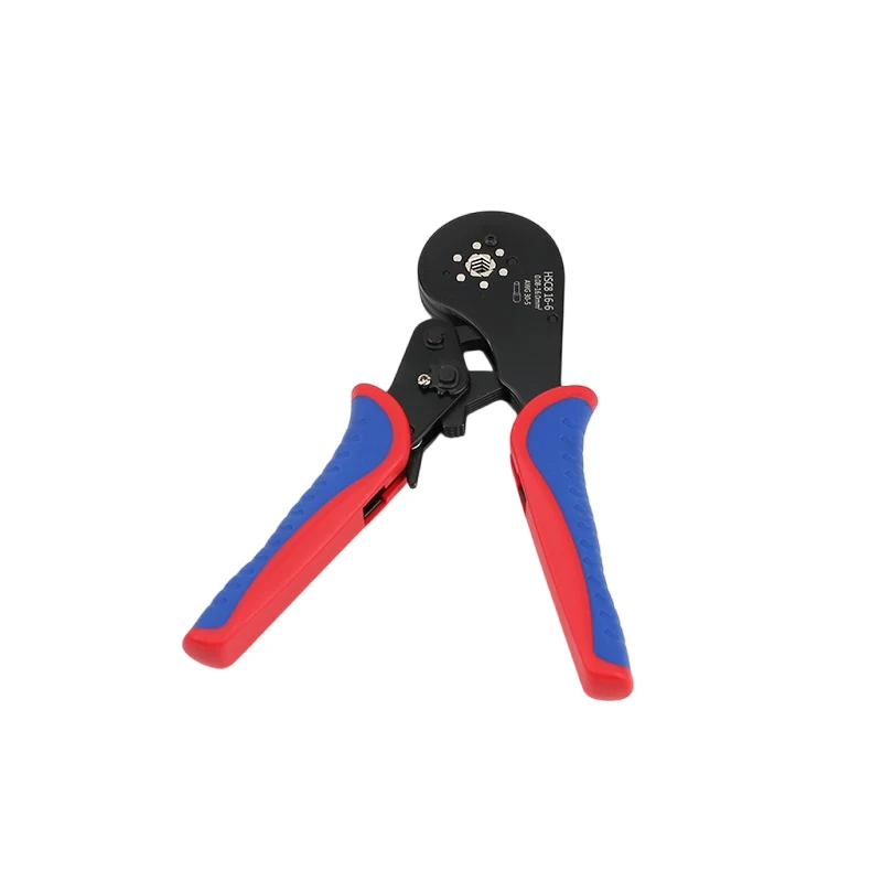 Hsc8 16-6 Awg28-5 Wire Ferrules Self-adjustable Button Hand Crimping Tool Kit Crimper Terminal Crimping Pliers