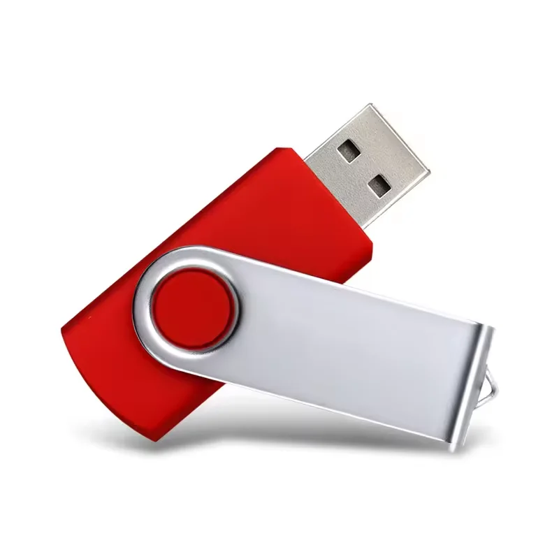 Рекламный подарок поворотный USB-накопитель 4 ГБ 8 16 32 64 128 металлическая флешка USB2.0