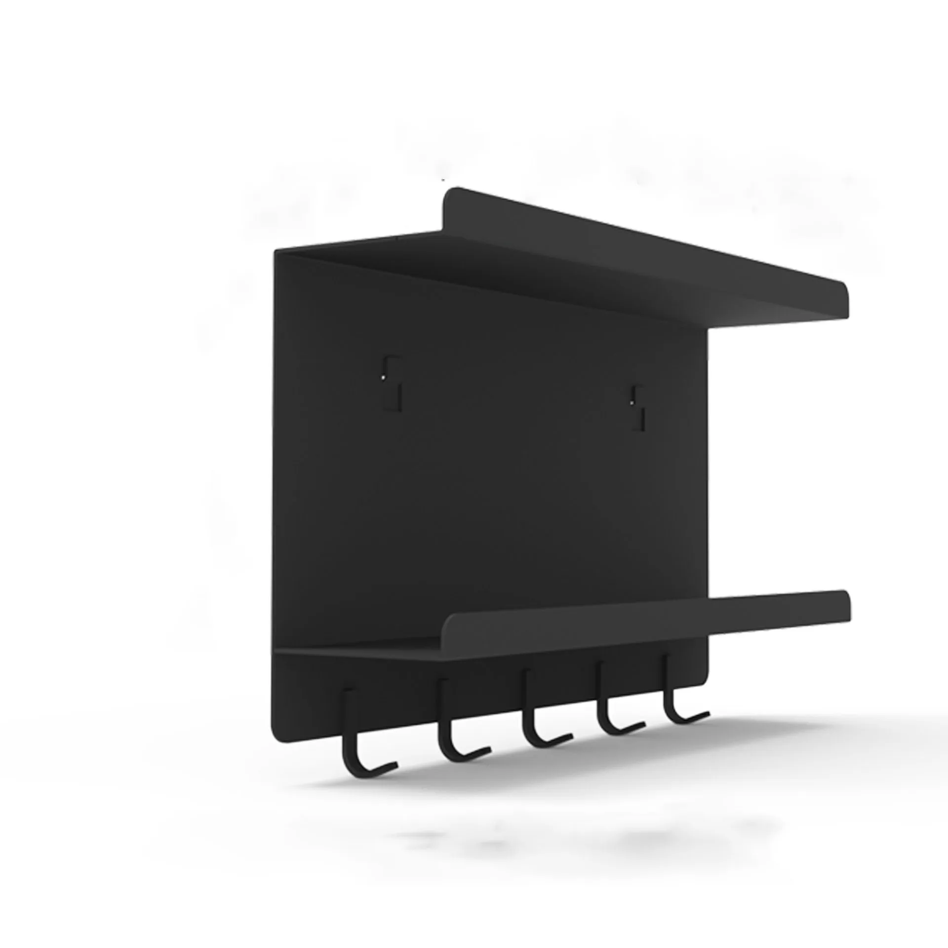 Wholesale Bathroom Toilet Rack Double Storage Shelf Shower Gel Wall Mounted Towel Rack