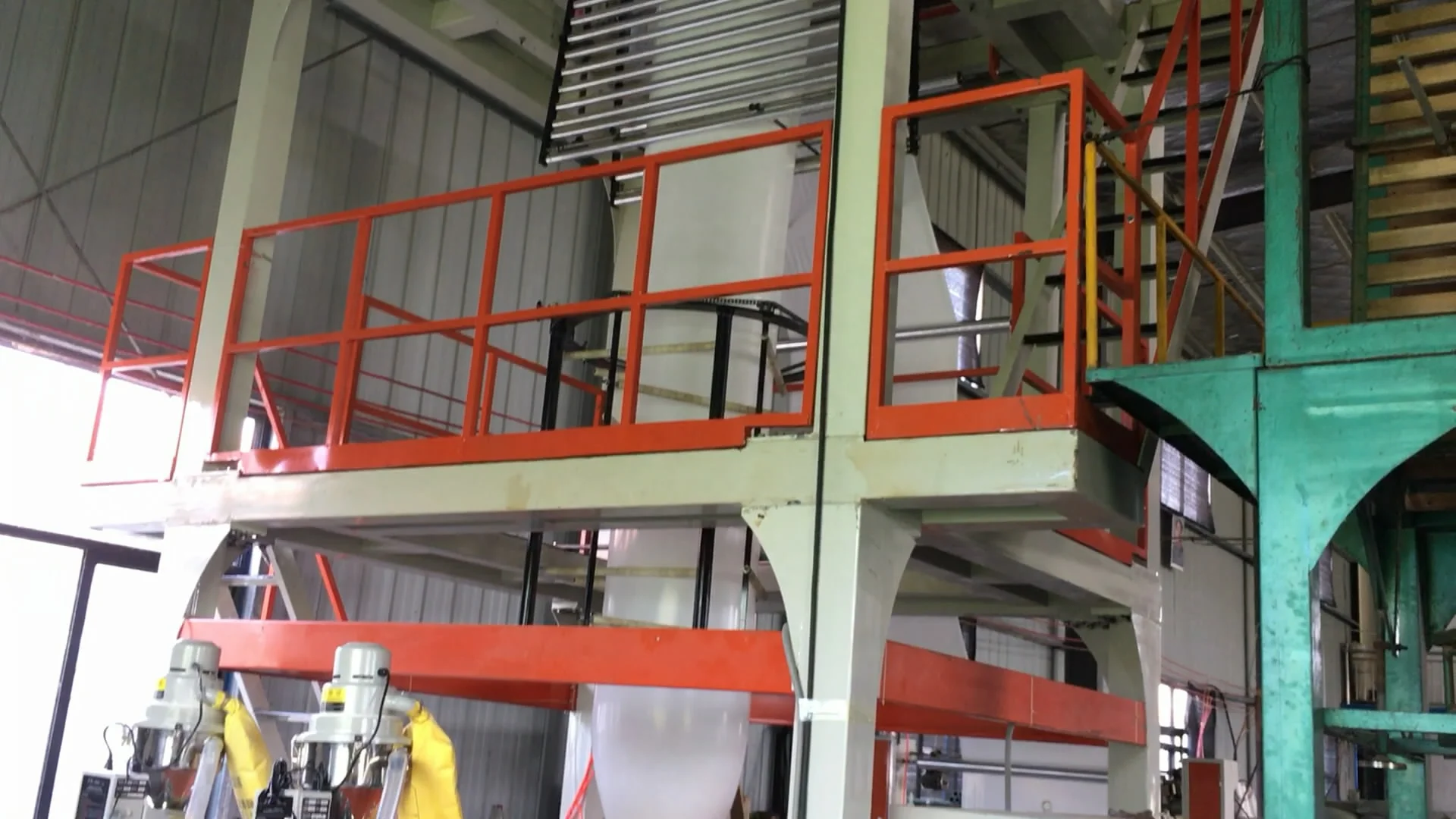 Two layer Co-extrusion Film Blowing Machine HDPE film Blowing Machine ABA film blowing machine