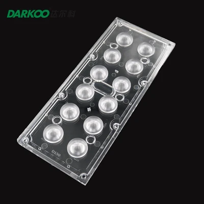 LED Lens glass lenses CE ROSH 90 degree outdoor lighting flood lamp street light smd led chip lens