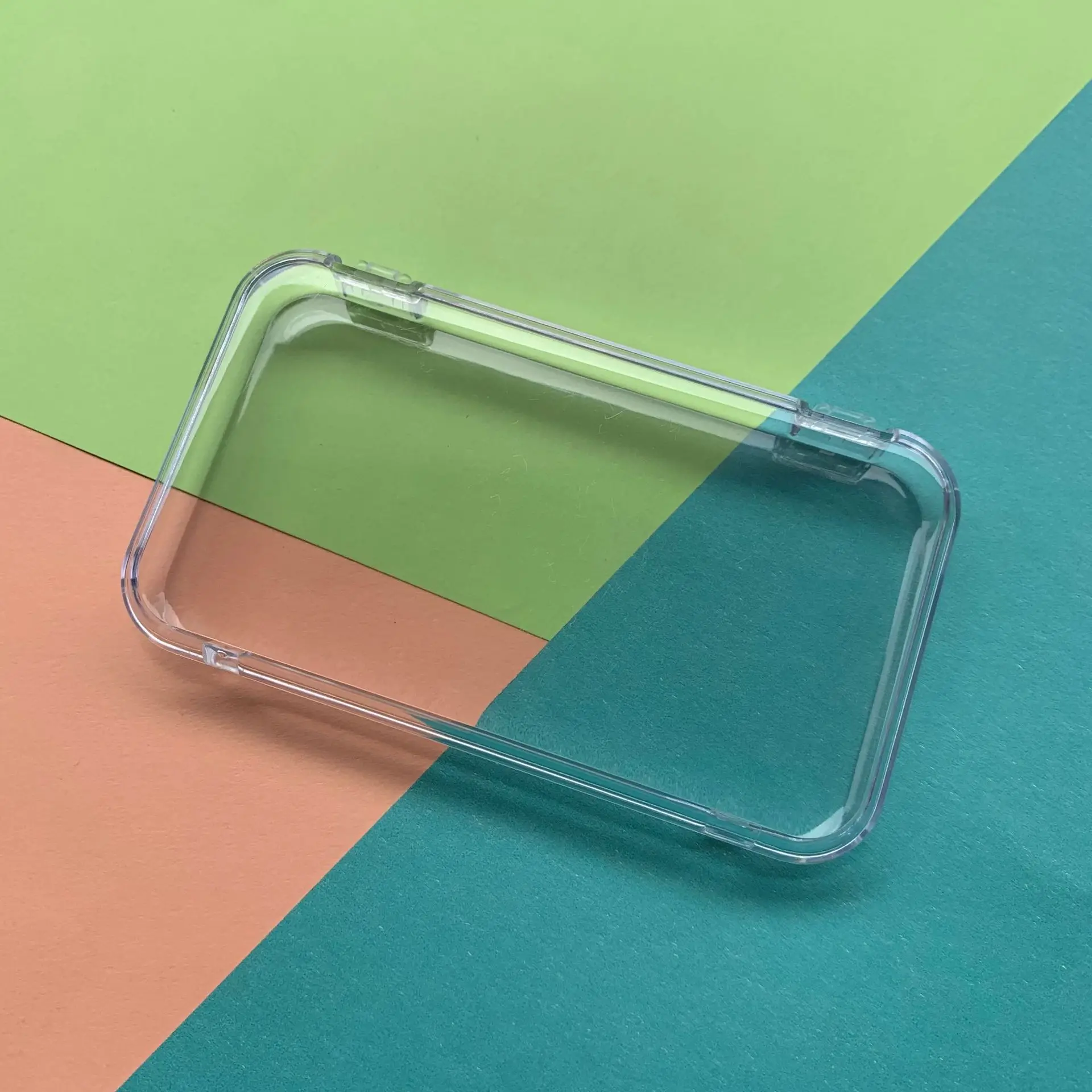 Press On Nails Empty Packaging Box Pink Dust Proof Nails Transparent Organizer Packaging Box For Artificial Nails