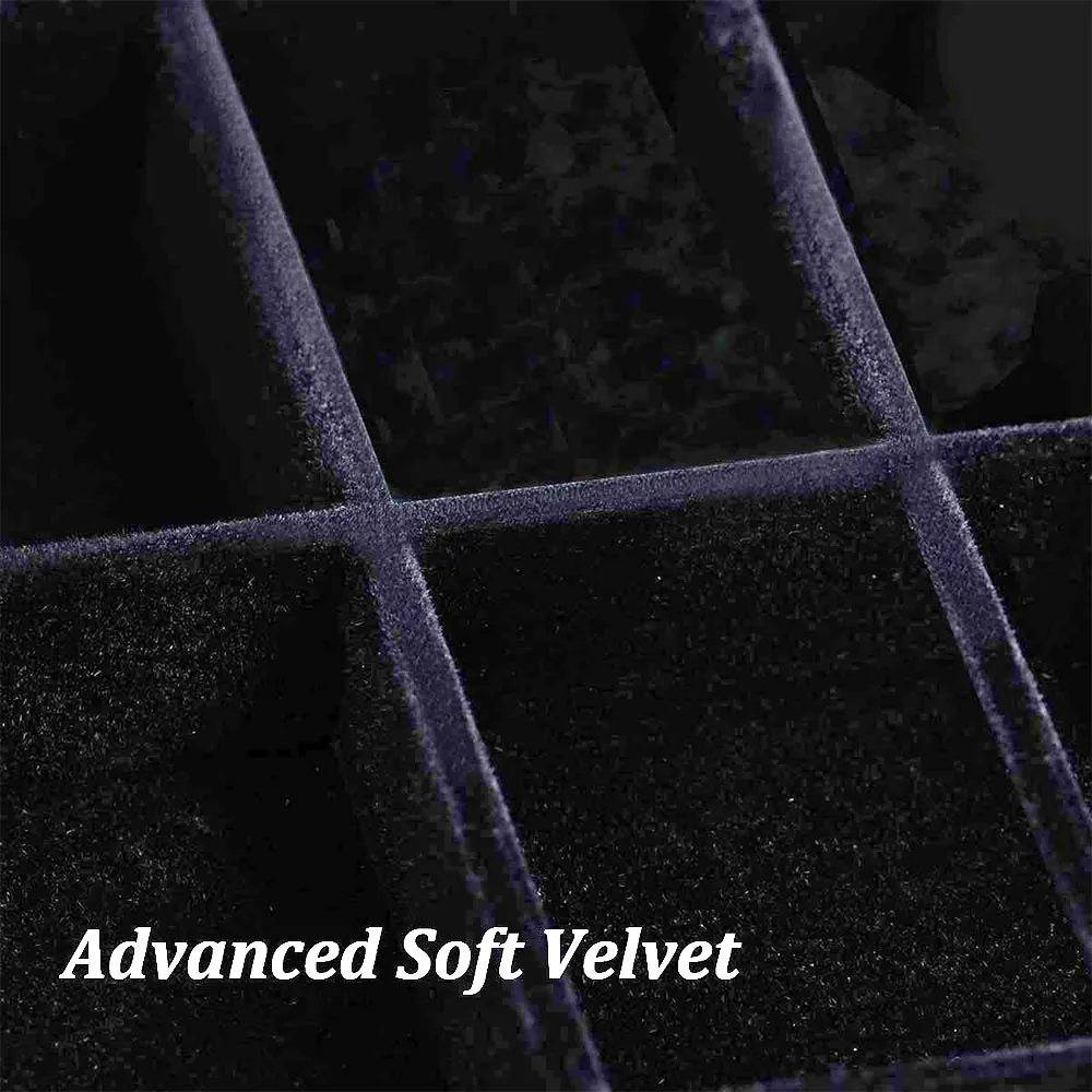 wholesale jewelry  trays for pendant presentation case collection compartment display divider drawer holders safe sorting