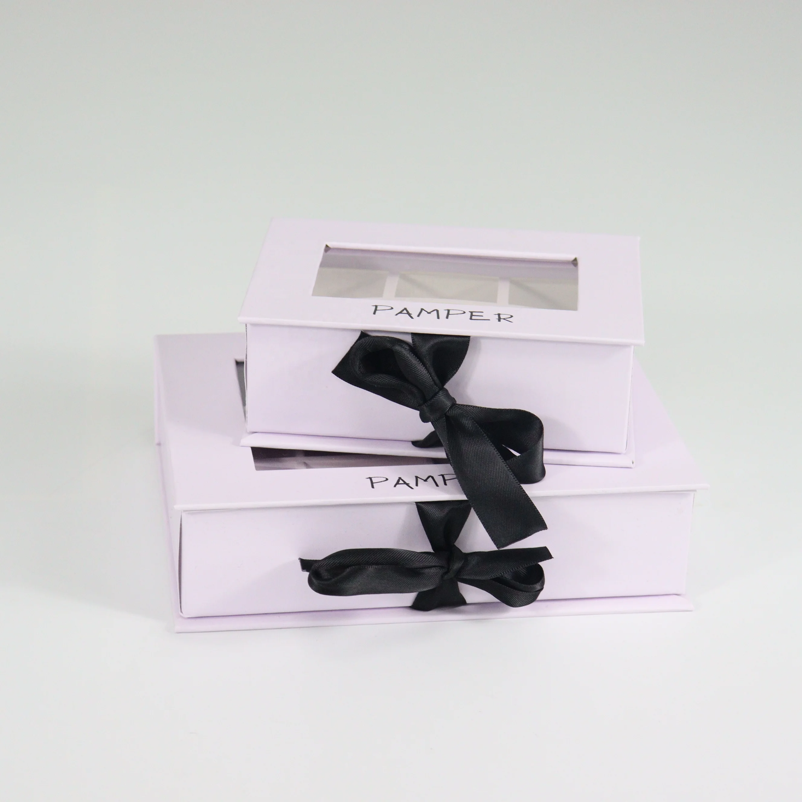 Custom makeup Blender Sponge set Packaging magnetic Box luxury beauty egg cardboard box with clear window