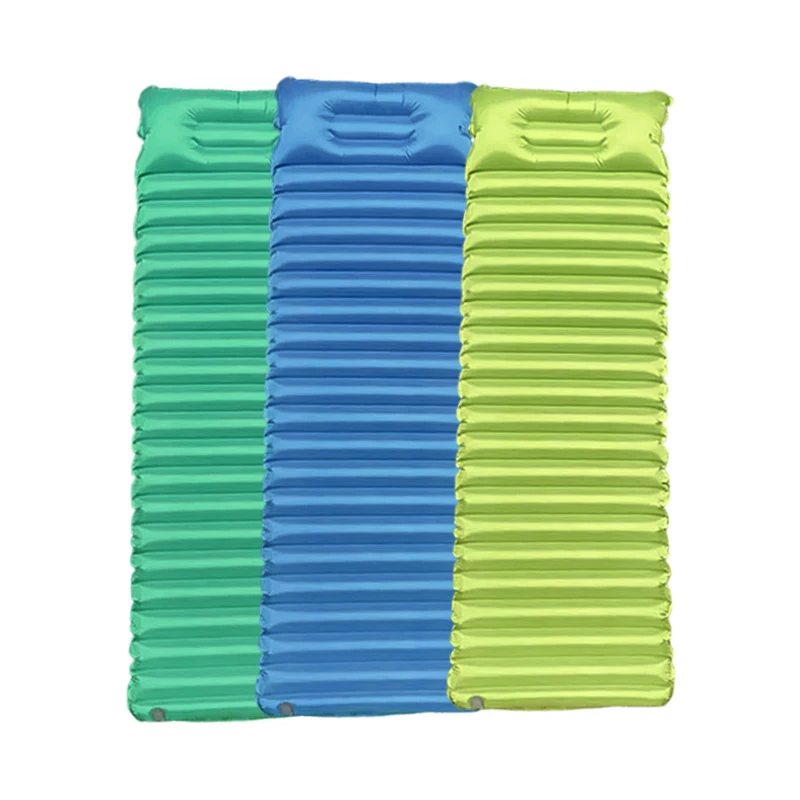 Thickened and widened Inflatable mattress Camping tent folding mattress Portable lunch break pad outdoor inflatable mattress