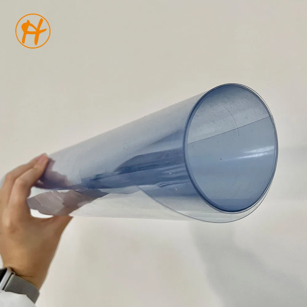 clear transparent rigid PVC plastic sheet for thermoforming,box windows and vaccum forming