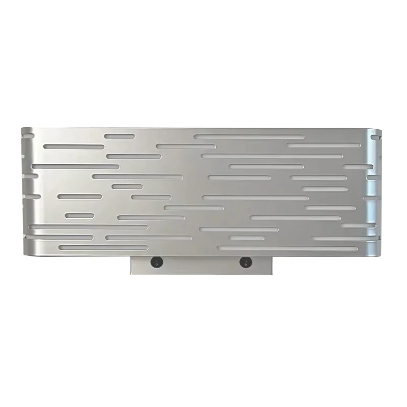 Twinkle Gloss Headboard Lamp Two Medium Base Sockets One On/Off Round Rocker Switch At Backplate