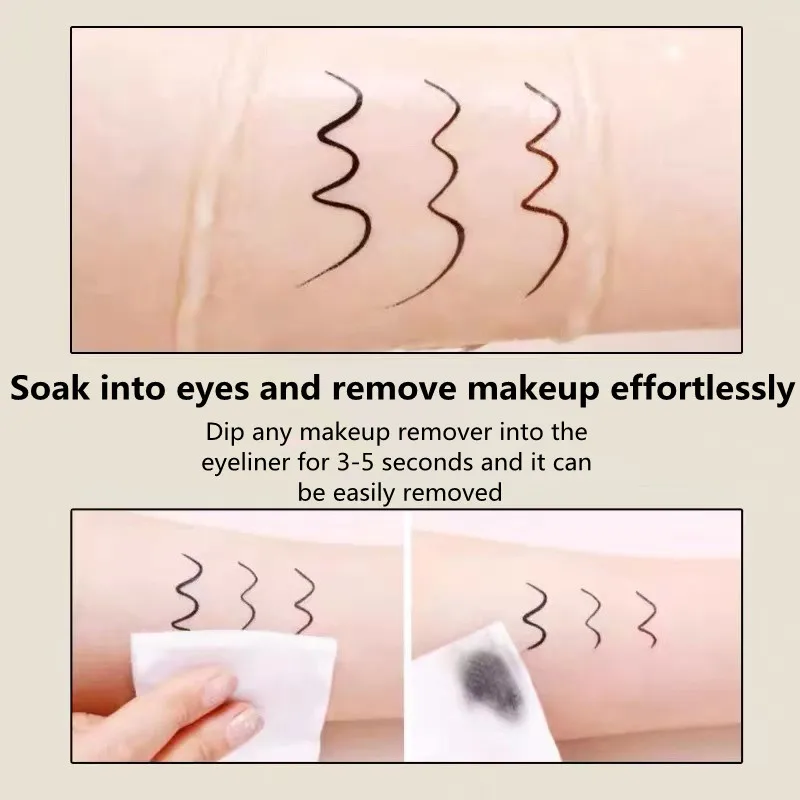 private label wholesale waterproof black eyeliner factory vegan long lasting luxury makeup cosmetics eye Liner Liquid Eyeliner