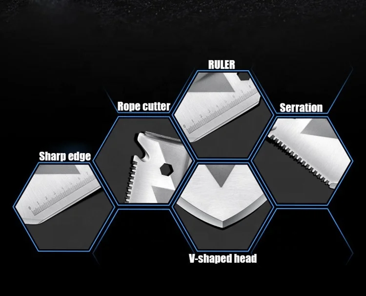 High Quality Hot Sale Multi-functional Outdoor Camping Climbing Tactical Portable Folding Survival Shovel Car emergency shovel