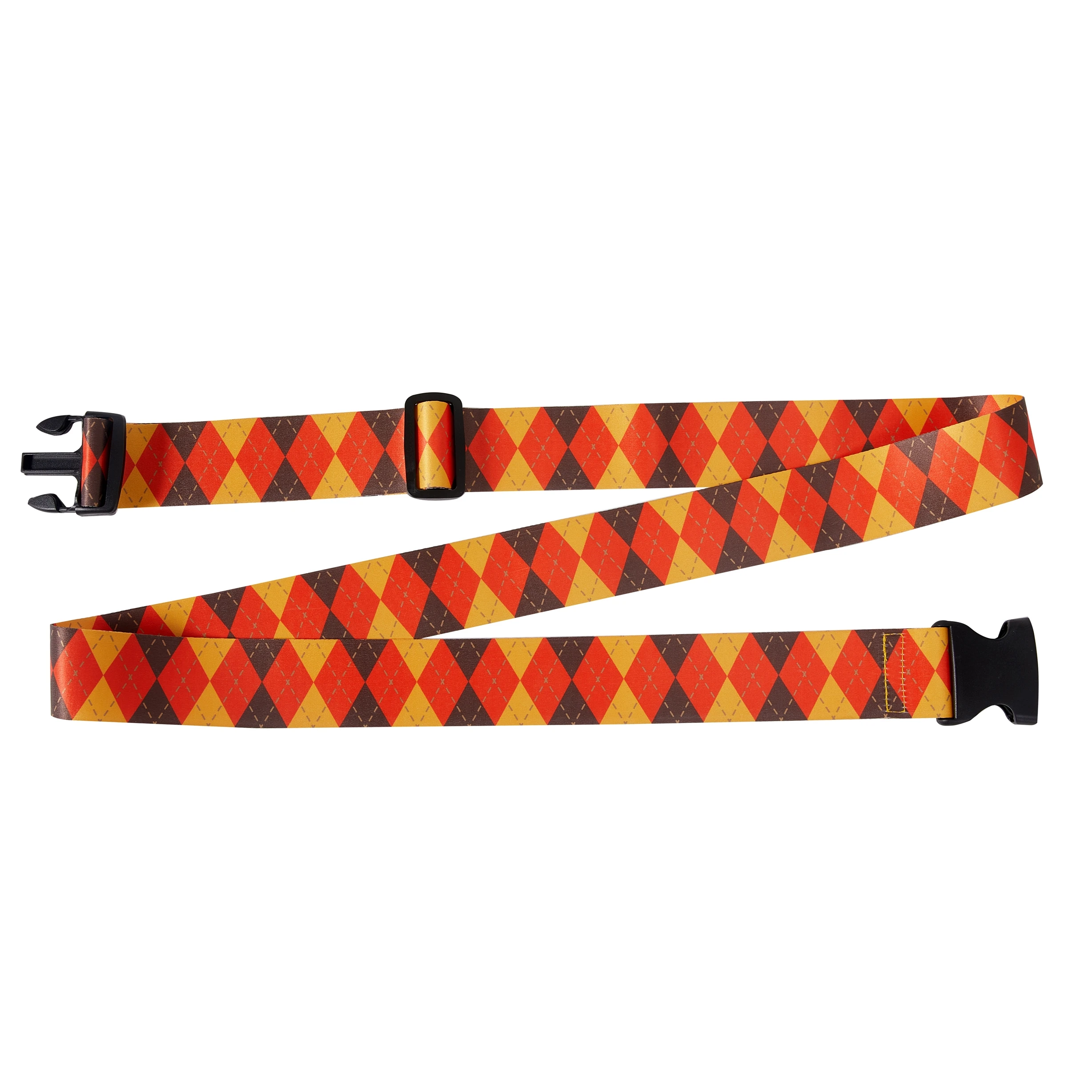 Custom Made Print Logo Polyester Travel Bag Suitcase Belt Luggage Strap Belt With TSA Lock