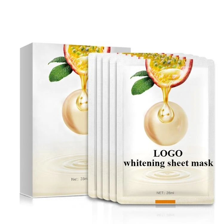 OEM ODM Wholesale Skin Care Organic Deep Sea Milk Ink Algae Purifying Whitening Sheet Facial Face Mask