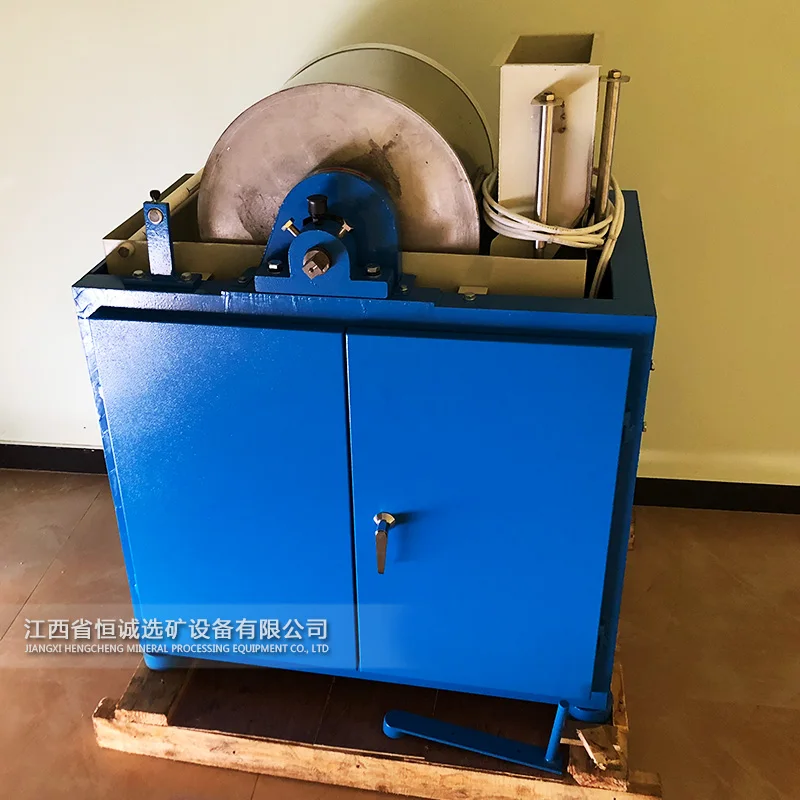 CRS 400*300 Small lab machine Wet Type drum magnetic Separator for sale