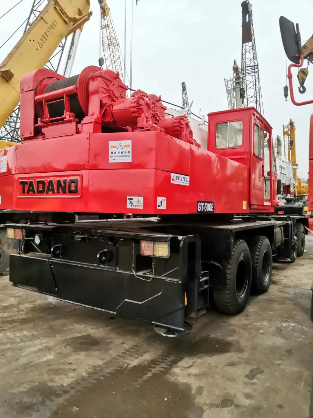  Японский оригинальный подержанный кран Tadano 50 тонн полностью гидравлический Подержанный