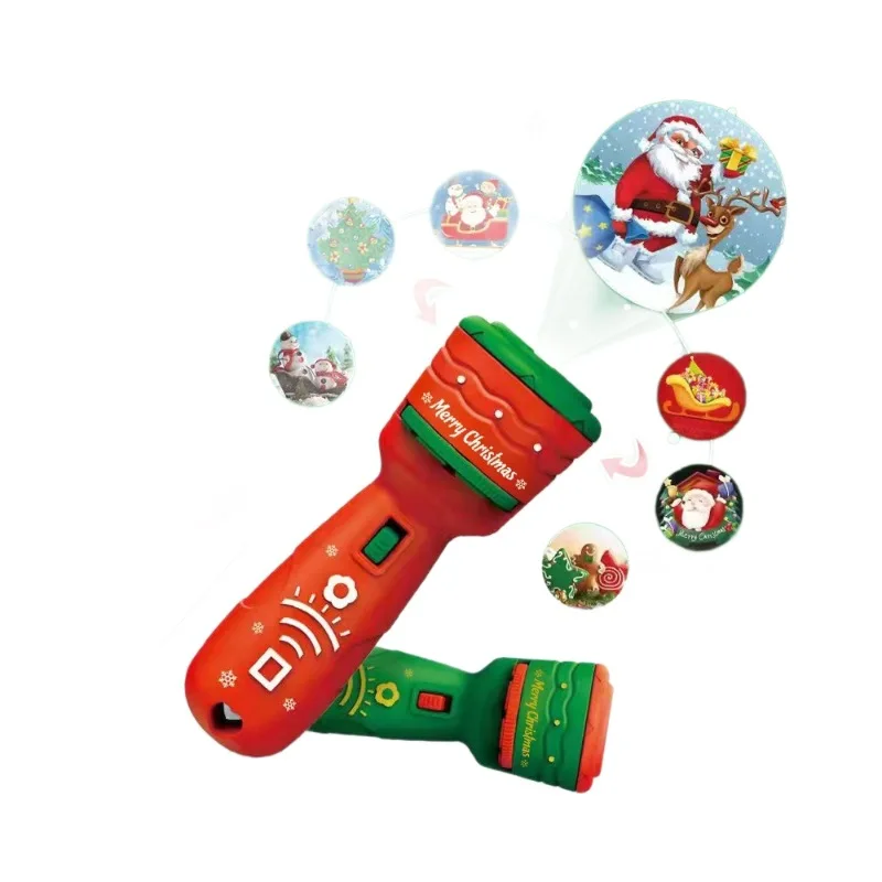 Christmas Halloween flashlight projector gift toy 24 pattern flashlight projection educational toys for kids