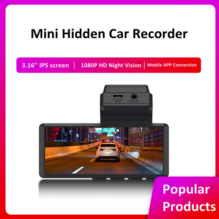  WiFi Car Black Box Dual Lens Dash Cam 3.16