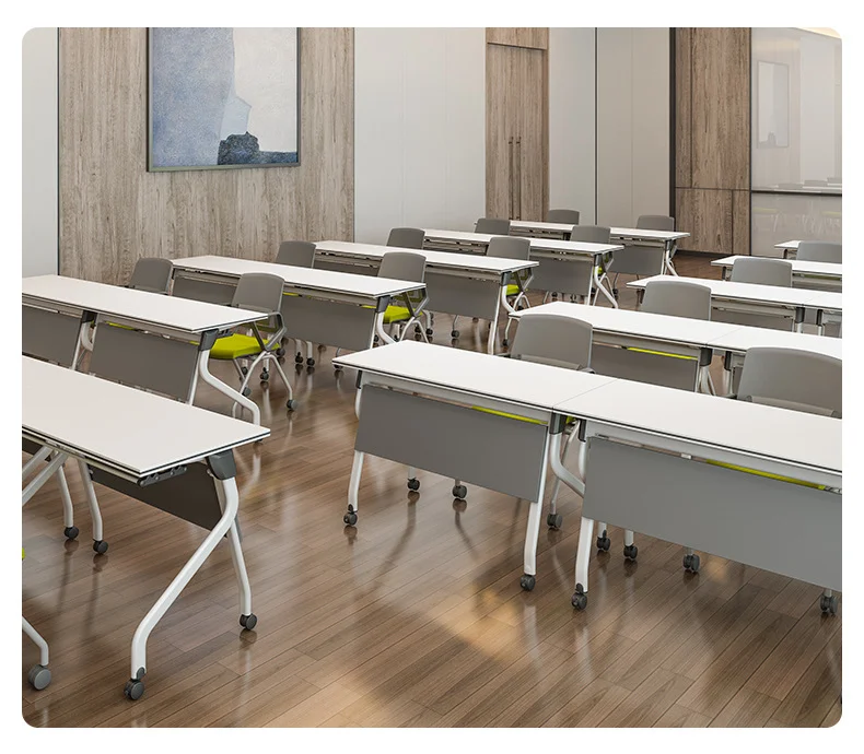 School Foldable Tables Custom Training Conference Table Student Furniture Folding Office Table