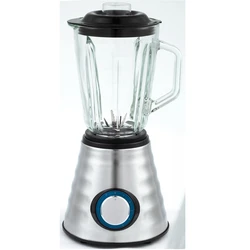 600W 5 Speeds 2 In 1 Stainless Body 1.5L Glass Jar Powerful Electric Blender Powerful Ice Crushing Blender