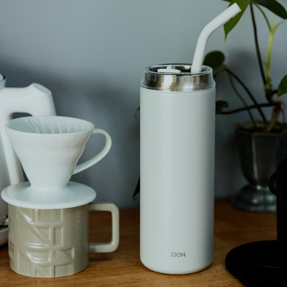 Powder Coated 20oz Custom Painting Color Double Wall Stainless Steel Travel Mug With Lid And Straw