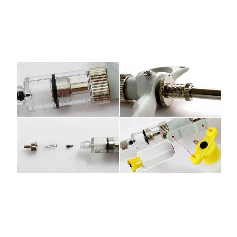 Automatic Vaccinator For Poultry injector lock syringe with bottle