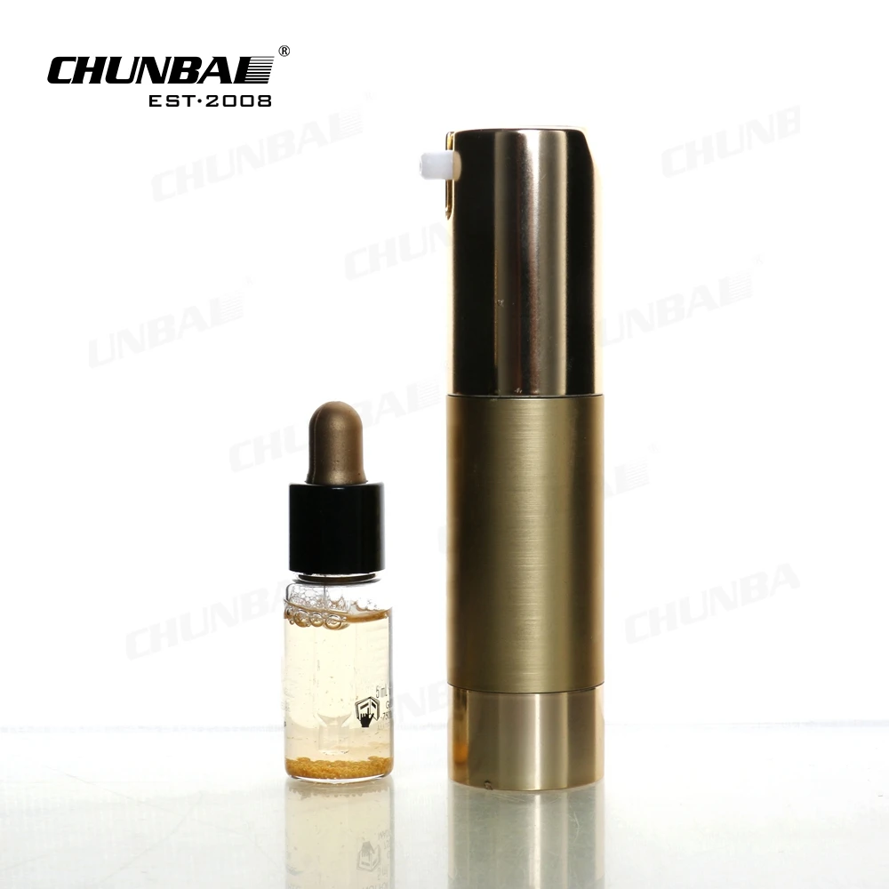 High End Popular Empty Cosmetics Pack Exotic Refillable Glass Blue Biodegradable Cosmetics Packaging Containers Bottle In Turkey