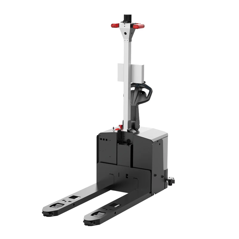 Reeman Automated Forklift Robot 1.5 Ton Lifting Height Laser Electric Stacker Electric Forklifts Trucks Price 4 Wheel for Sale