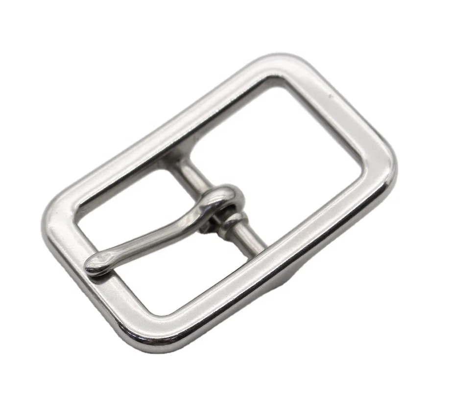 High quality mirror polished custom stainless steel pin belt buckle
