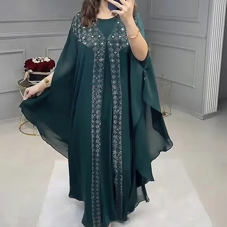 Muslim Fashion Hijab Dress Women middle East Abaya Kaftan Long Robe Dubai Moroccan Arabic Plus Size Vestidos