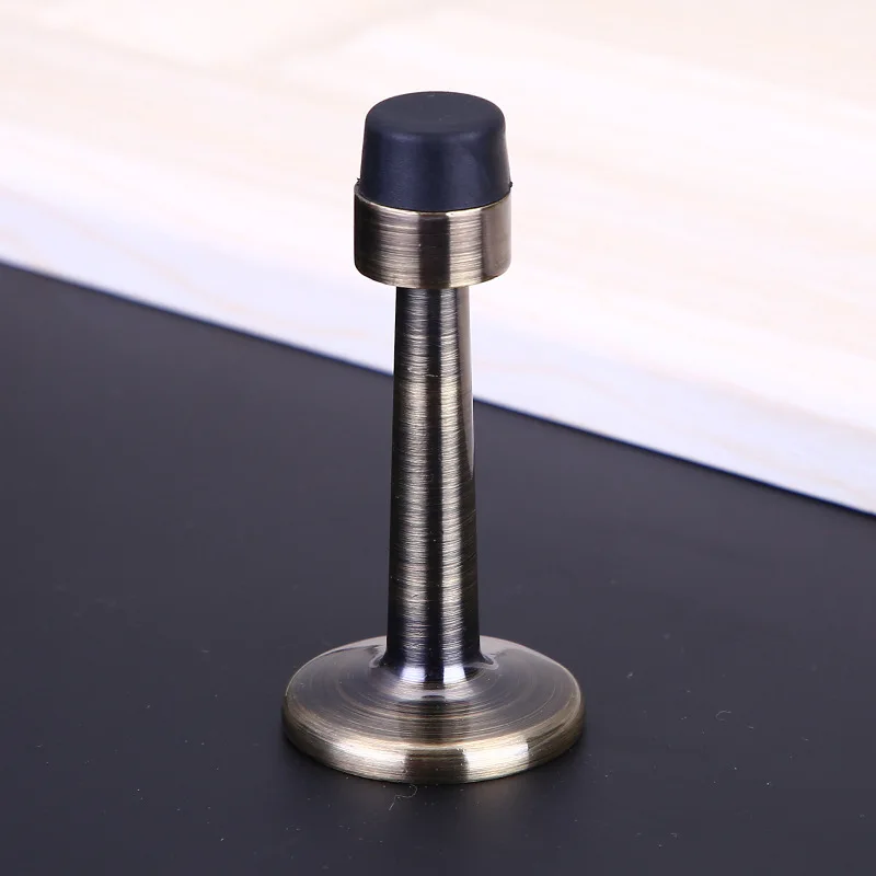 Bedroom Silent steel Door Stopper Strong  Door Plug Wholesale Wall Protector Anti Collision  rubber Door Holder