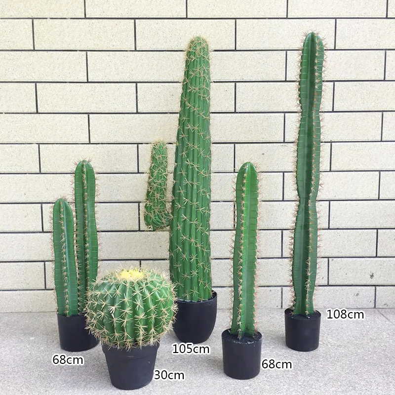 EG-CX004 Factory Outdoor Bonsai Tree Large Artificial Cactus Plant for Pot Decoration