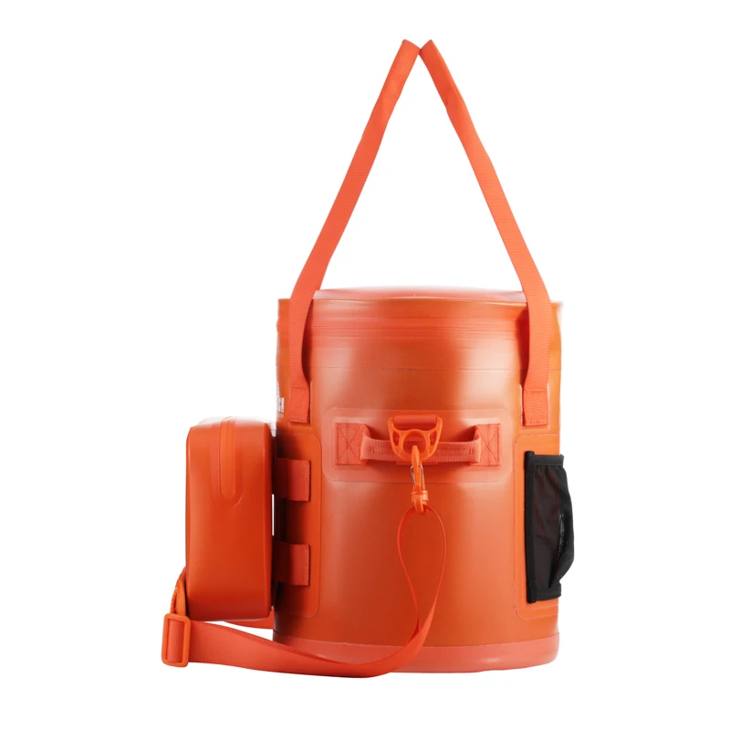 Everich Cambodia Factories Soft Cooler Camping Large Capacity Ice Cooler Box 840D TPU Waterproof Round Ice Cooler Bag