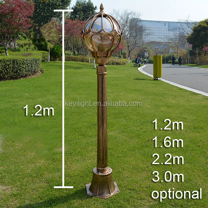 wholesale factory street lamp lawn lights led pathway bollard main gate flag pole vintage outdoor post light