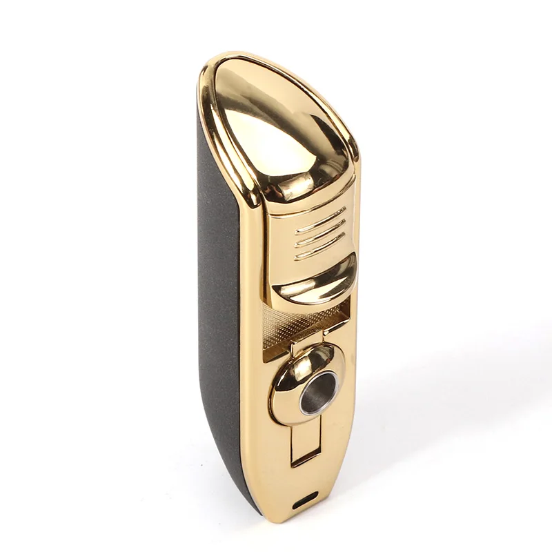 New Flame Lighter Fire Cigar High Quality Safe Wholesale Strong Cigarette Lighter Customizable logo