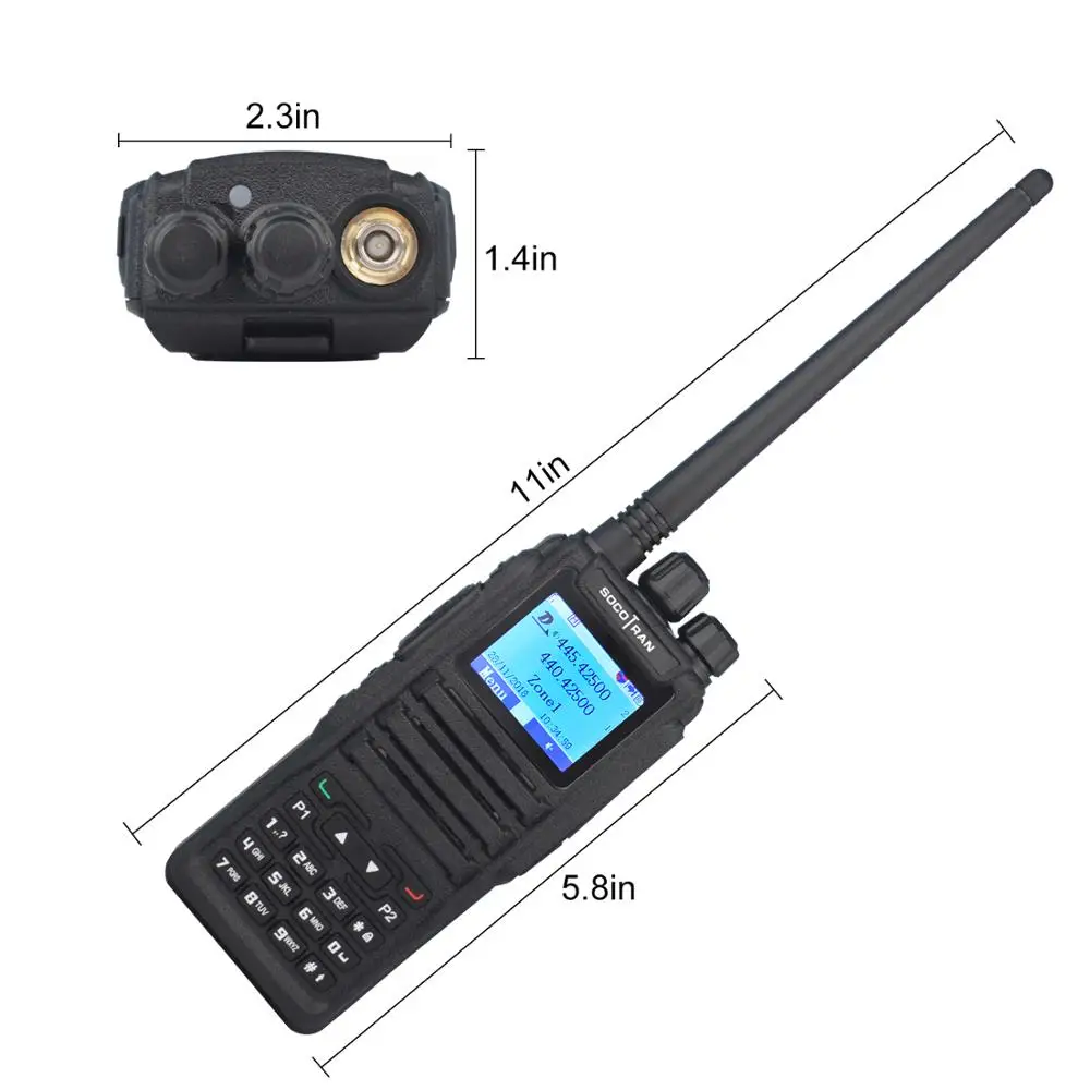 VHF UHF Baofeng DM-1701 двухдиапазонное цифровое двухстороннее радио