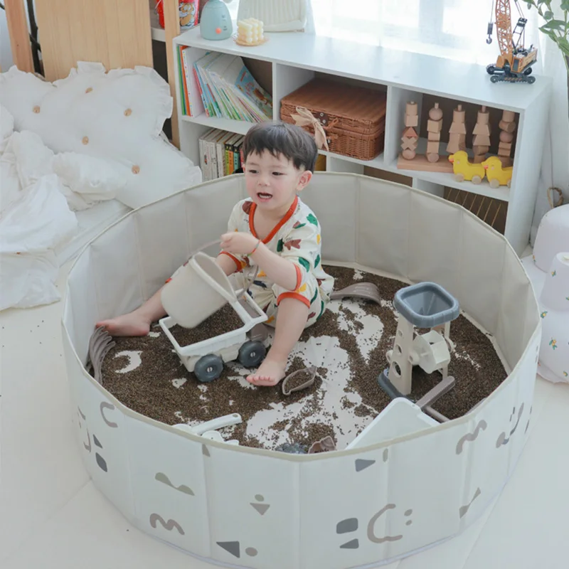 Hot Sell Indoor Funny Baby Round Small Ball Pit Pool Game House Safe Foldable Playground Ocean Ball Pit