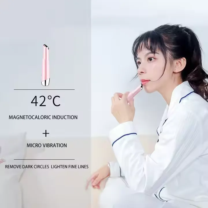 Facial Skin Care Wrinkle Removal Pen Heating Lifting and Tighten  Sonic Eye & Lip Beauty Massager for Daily Use