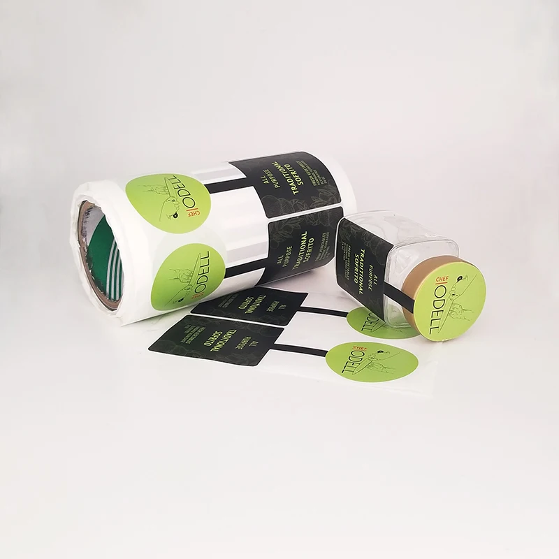 Custom bottle neck tamper proof sealing label custom tamper evident sticker for food jar
