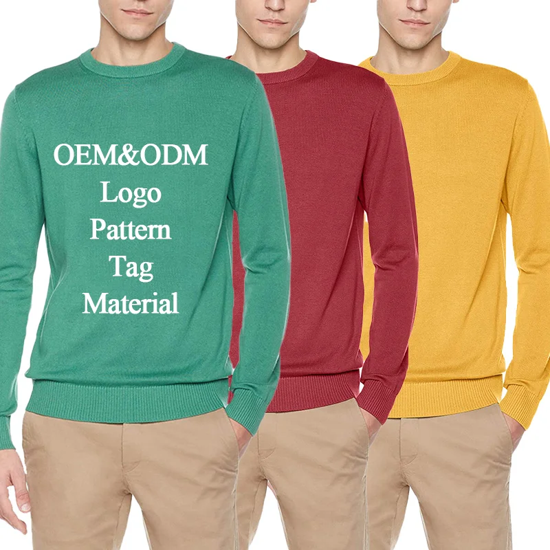 High quality cable knit fashionable winter luxury knitted thick designer sweaters men