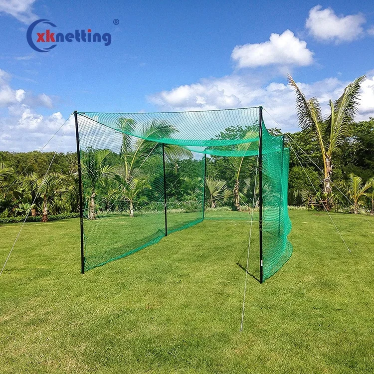 Custom cricket net Polypropylene 50 mm sport court goal garden pp practice cricket net (1600494057623)