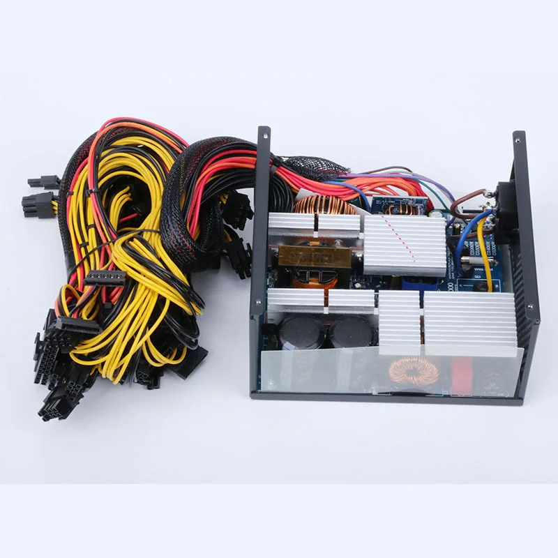  2600W Rated PC Power Supply 2400W Computer 8 GPU Server for Crypto-mining Rendering Equipment (8PIN+6PIN) *3 (5).jpg