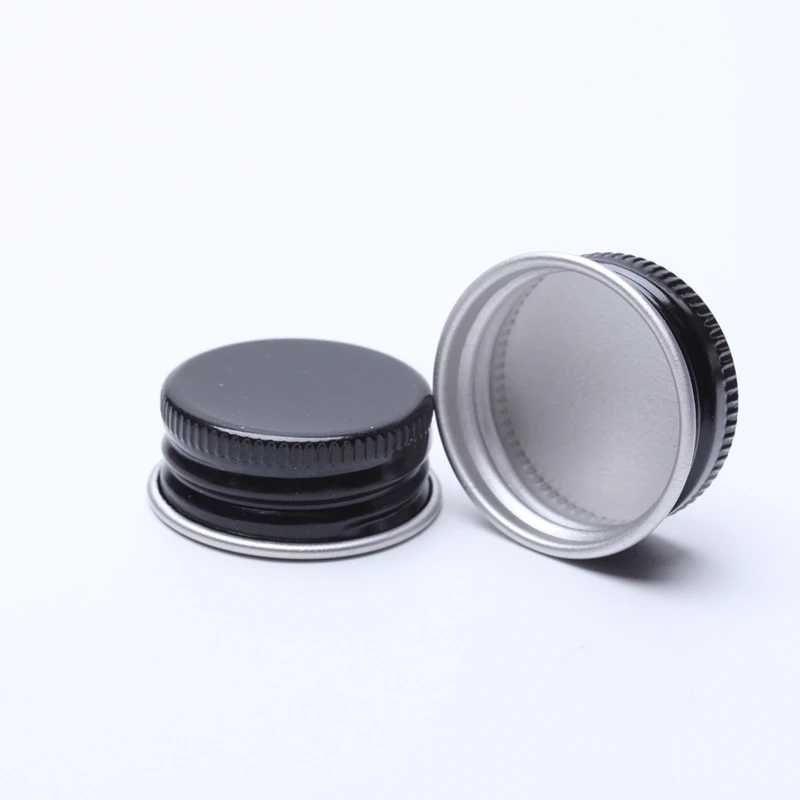Exquisite Design GPI 20/400 24/400 28/400 Silver Metal Lids Gold Aluminum Screw Covers For Boston Round Glass Bottles