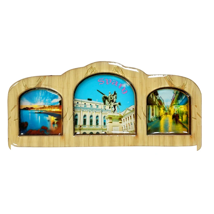 Город Амстердам лазерная резка резьба 3D сувенир магнит на холодильник из дерева