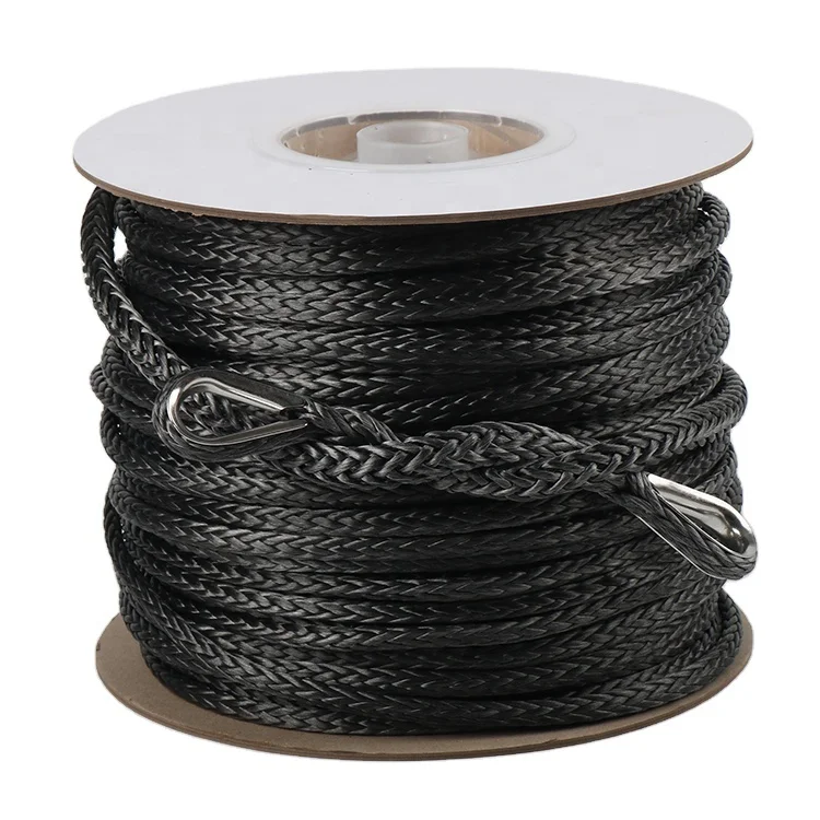 Heat-treated polyurethane-coated synthetic lifting rope, sailboat rope, safety rope, hoisting rope, winch rope,traction rope