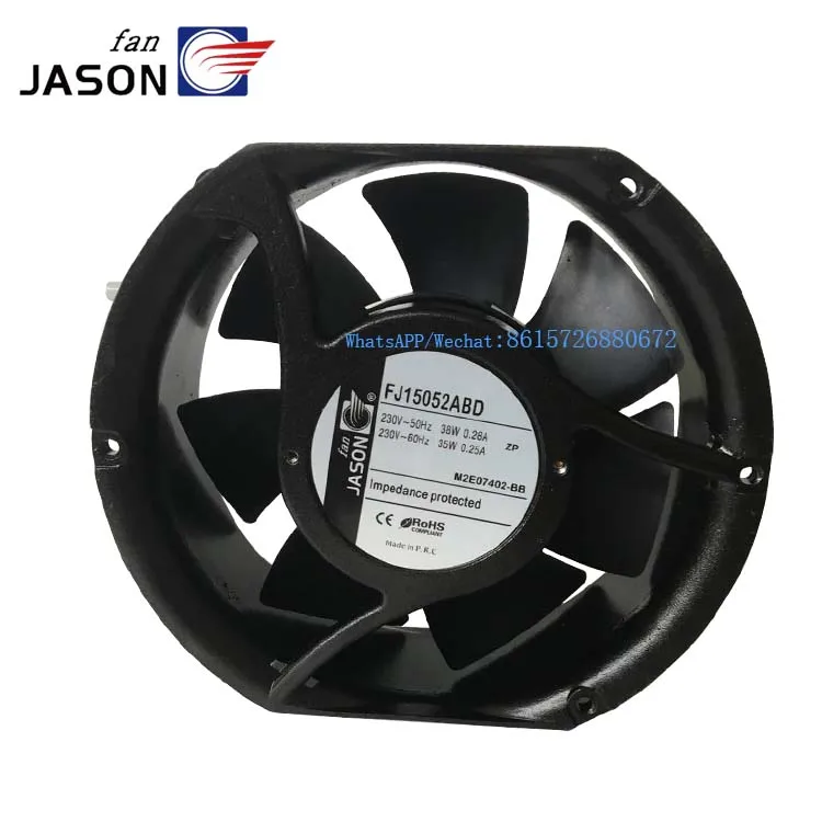 17251 230V AC oval axial cooling fan with high air flow FJ15052ABT