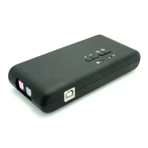 USB 2.0 External Sound Card 8 Channel 7.1 Surround Adapter Audio S/PDIF with CM6202 chipset for PC