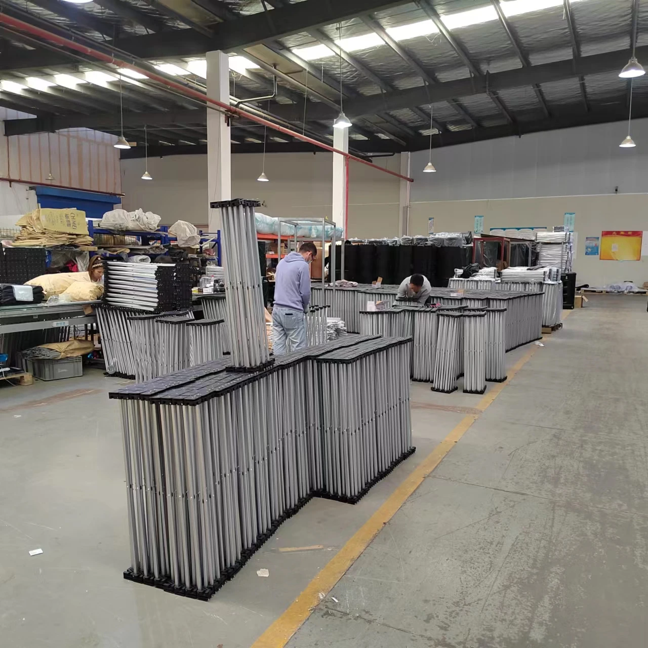 Портативный напольный ПВХ рекламный алюминиевый каркас, выдвижная стенка для дисплея