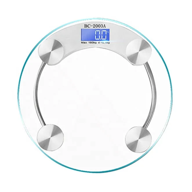 Digital Body Fat Weigh Bathroom Scale Weight Smart 5mm No