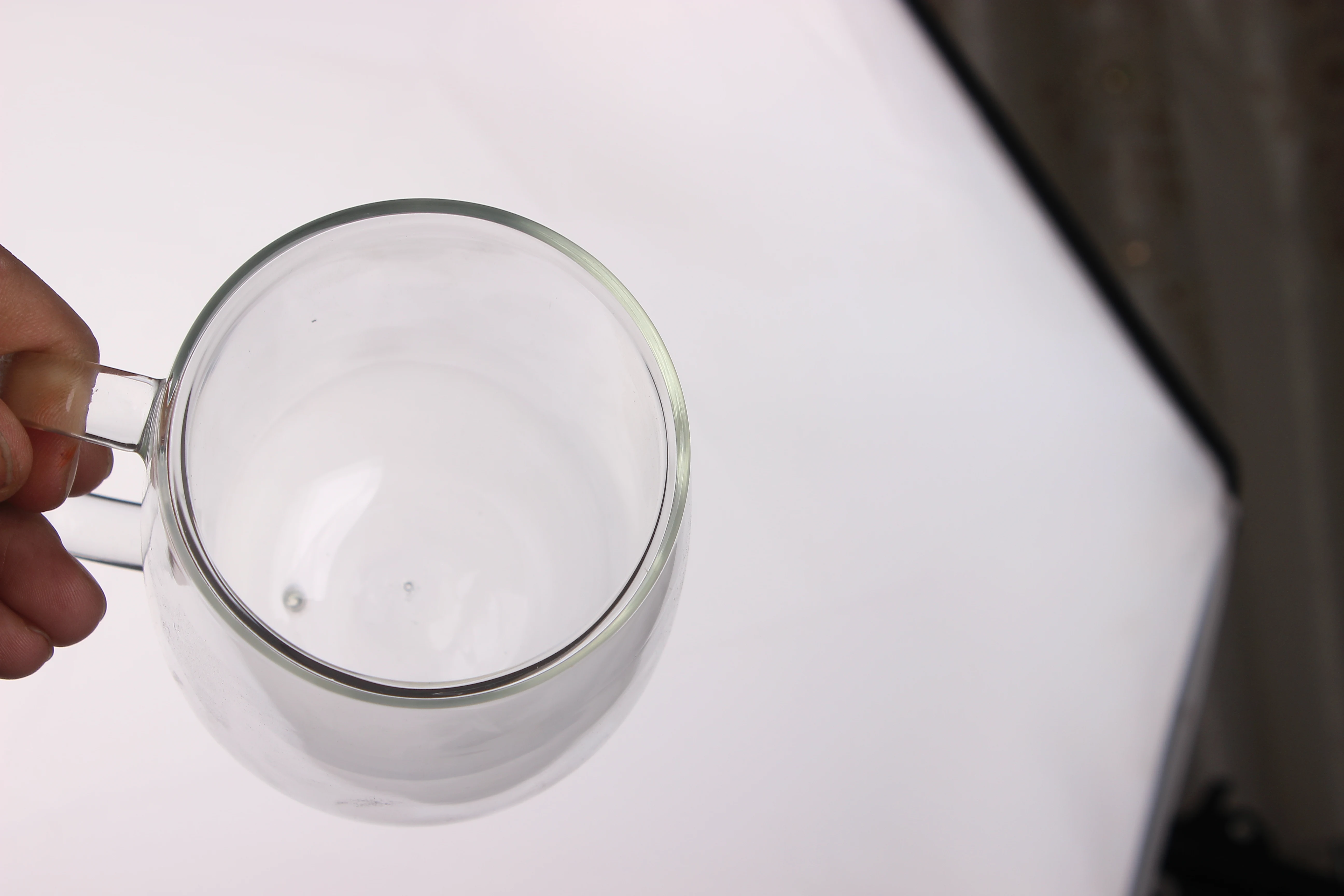 high borosilicate clear glass tea mugs coffee mugs